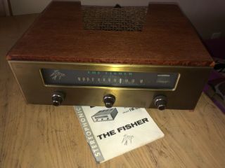 The Fisher Model Fm 100 Stereophonic Wideband Tuner Receiver