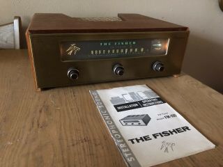 The Fisher Model FM 100 Stereophonic Wideband Tuner Receiver 3