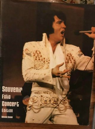Vintage Elvis Presley Souvenir Folio Concert Edition Program Volume Seven