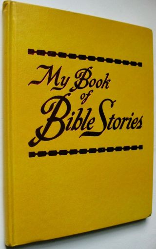 Vintage My Book Of Bible Stories Watchtower Society Jehovah 