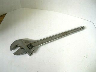 Vtg 18 " Crescent Adjustable Wrench 2 " Jaw Drop Forged Heavy Duty Mechanic Tool