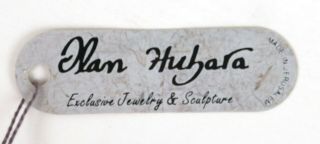 Vintage Sterling Signed Ilan Hubara Made in Israel Israeli Necklace 3