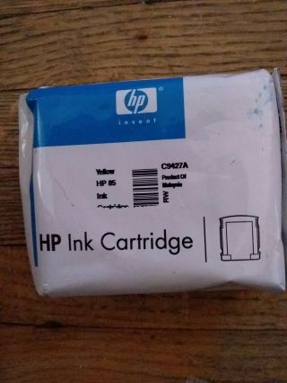 Hp C9427a 85 Yellow Ink Cartridge Hp Bag