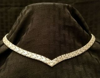 Vintage Sterling Silver Necklace 35g