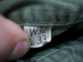 Vintage Korean War Era US Army Fatigue pants With 13 Star Buttons 2 4