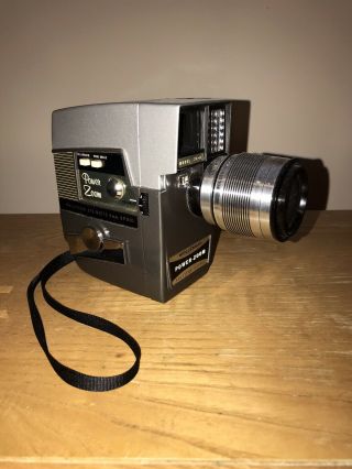 Vintage Wollensak Eye - Matic 8mm Spool Power Zoom Movie Camera.  Model 74 - D