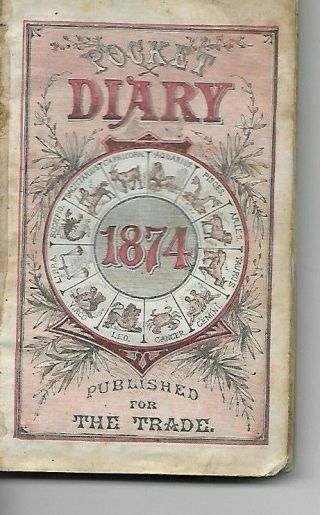 Manuscript Diary,  York,  With Insights Into The 19th Century