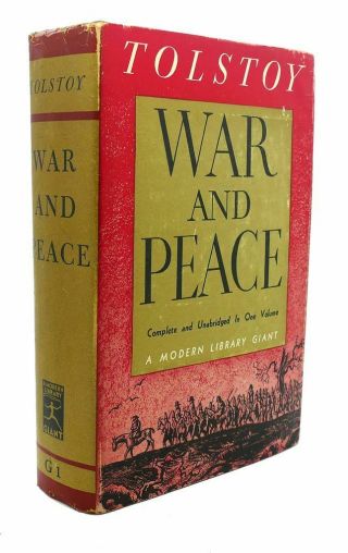 Leo Tolstoy War And Peace : Modern Library Edition