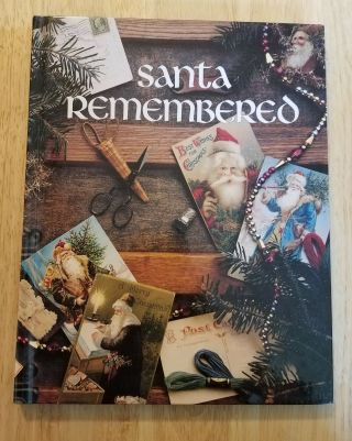 Vtg Leisure Arts Present Santa Remembered Cross Stitch Patterns 1989