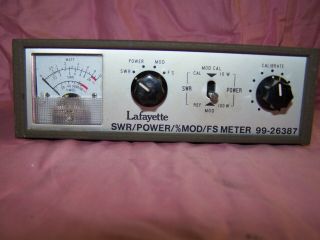 Vintage Lafayette Swr/power/fs Meter 99 - 26387