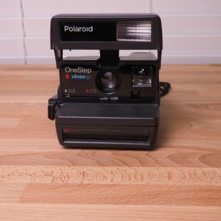 Vintage Polaroid 600 One Step Close Up Instant Film Camera