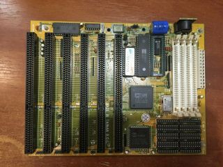 286 Motherboard With 25 Mhz 80286 Cpu Harris Cs80c286 - 25