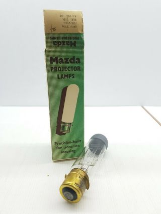 Vintage Mazda Projector Lamps Bulb 240v 300w Blk Top A1/154 Boxed England