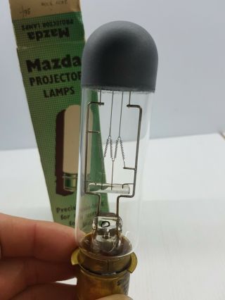 Vintage Mazda Projector lamps bulb 240v 300w blk top A1/154 boxed England 3