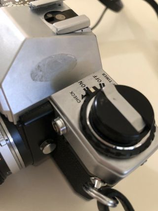 Olympus Vintage OM10 35mm SLR Camera W/ 50mm F1.  8 Lens Film 4