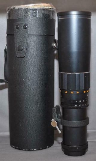 Vemar 1:6.  3 F=400mm Pre - Set Lens For T - Mount Pentax K - Mount