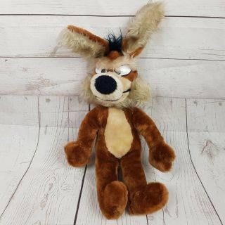 Wile E Coyote Vintage Soft Plush Toy Warner Bros Looney Tunes 1971 Mighty Star
