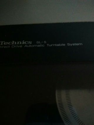 TECHNICS SL - 5 Direct Drive Automatic Turntable System 4