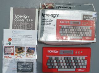 Vintage Vtech 1985 Type - Right A Pre - Computer Typing Tutor 80 - 0830