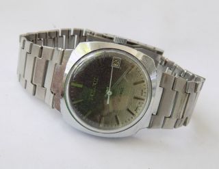 Vintage Soviet Men Wristwatch,  Poljot Watch,  Ussr 1970 