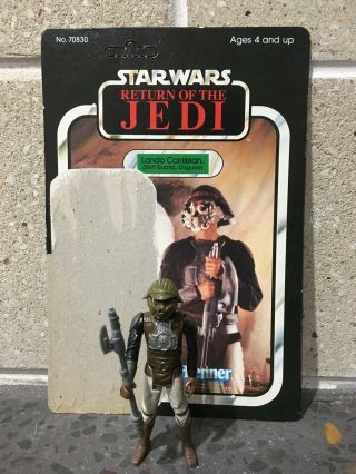 Vintage Star Wars Return Of The Jedi Lando Calrissian (skiff Guard Disguise)