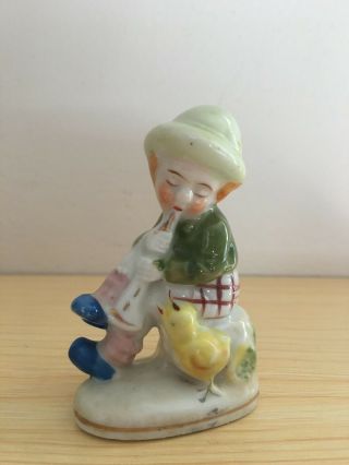 Vintage Set of 6 Ceramic/Porcelain Miniature Figurines - Made in Occupied Japan 4