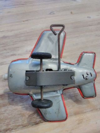 Vintage Starfire P - 81 Wind Up Plane with Celluloid Mouse Head Kanto Toys 4