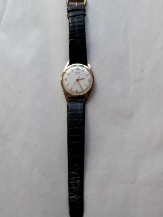 Oris Swiss Made Lunette Plaque G 10 Microns Fond Acier Inox Vintage Watch