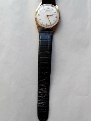 ORIS Swiss Made Lunette Plaque G 10 Microns FOND ACIER INOX vintage watch 4