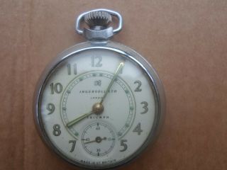 Vintage Ingersoll Triumph Pocket Watch G.  W O