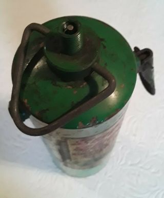Vintage Sure Shot Air Pressure Sprayer Green Can S&H 3