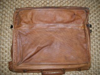 PIEL Vintage Leather Garment Bag Soft Brown 3
