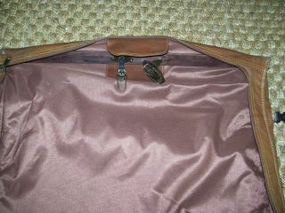 PIEL Vintage Leather Garment Bag Soft Brown 6