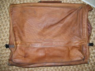 PIEL Vintage Leather Garment Bag Soft Brown 8