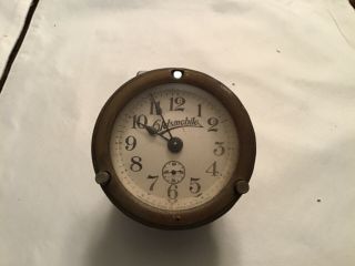 Vintage Oldsmobile Clock Manufactured By Ansonia Clock Company