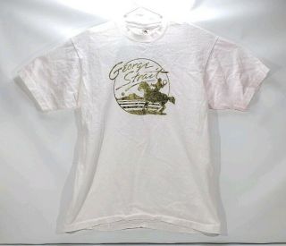 Vintage George Strait Country Music Concert Usa Tour Tshirt Size L