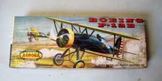 Vintage Aurora Boeing P - 12e Model Kit