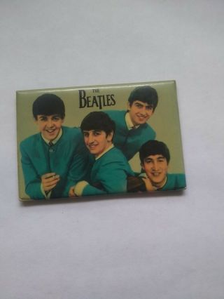 The Beatles Vintage Nems Ent.  Ltd.  1964 Take Anywhere Pocket Mirror Blue