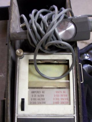 Vintage Lectrograph Graphing Ammeter/voltmeter