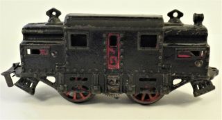 Vintage Pre - War Cast Iron Ives (?) Locomotiv Engine / Motor