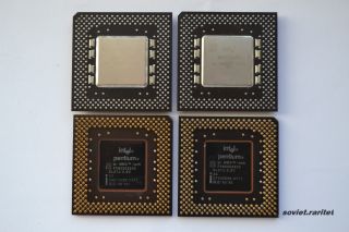 Socket 7 Intel Pentium MMX 200MHz Processor CPU FV80503200 SL27J 2.  8V 2