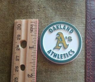 MLB vintage Oakland A ' s ⚾ standing board baseball fridge rubber magnet 2