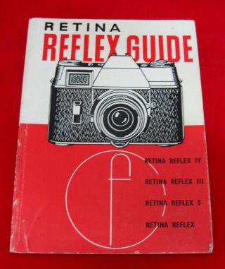Retina Reflex Guide Book 1965 Camera A Focal Camera Guide T103