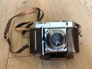 Kodak Retina Iia 35mm Film Camera W/ Schneider Xenon 50mm F/2 Lens W Case