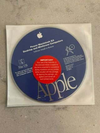 Apple Macintosh Power Mac G3 Install Cd - 691 - 2008 - A Installation/restore Disc