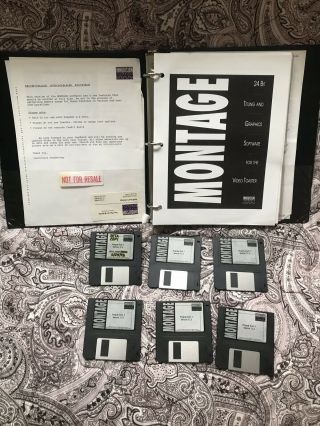 Amiga Video Toaster Software Montage 24,  Composite Studio Pro,  Quickbrush 4000 2