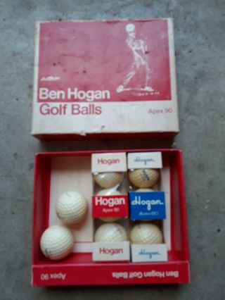 8 Vintage Ben Hogan Golf Balls 