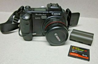 Canon Pc1057 Powershot Pro1 8.  0 Mega Pixels Camera With Zoom Lens 7.  2 - 50.  8mm