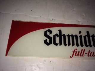 Vintage Schmidt ' s Beer Signs,  Reverse On Glass,  ROG,  Lamp Shade,  Lighted Fireworks 2