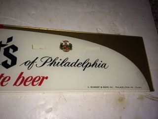 Vintage Schmidt ' s Beer Signs,  Reverse On Glass,  ROG,  Lamp Shade,  Lighted Fireworks 3
